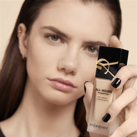 yves saint laurent all hours foundation|ysl all hours foundation size.